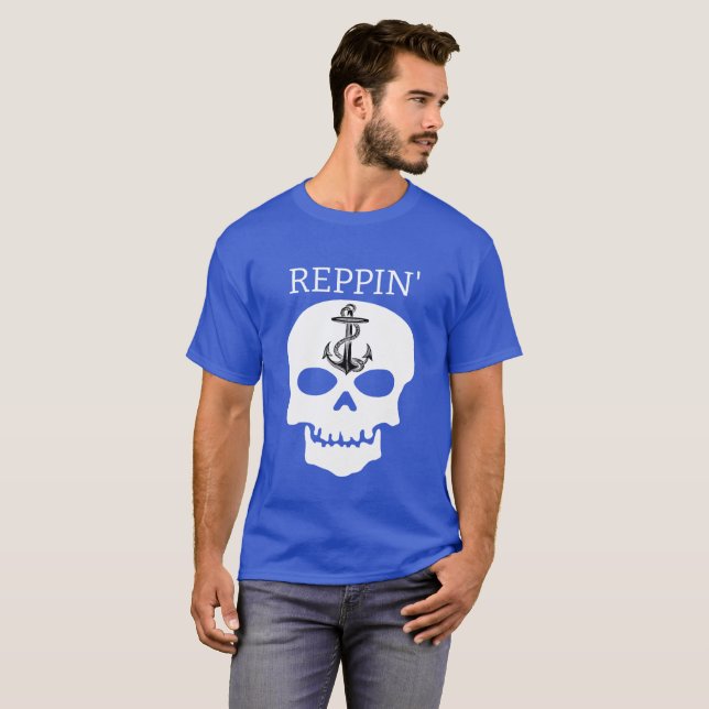 Reppin, Öster Kusten, fyr- eller fyrhjuling T Shirt (Hel framsida)