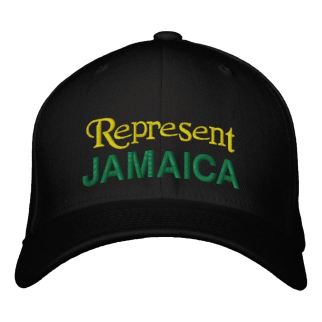 Represent Jamaica Cap Broderad Keps (Framsida)