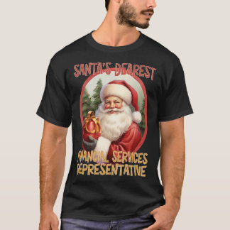 Representant för finansiella tjänster julhelg t shirt