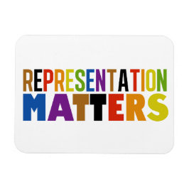 Representation är viktigt - regnbågsdiversitetskor magnet
