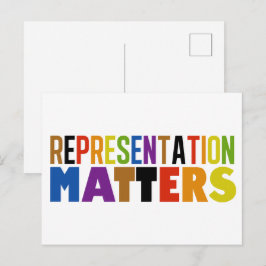 Representation Betydelse Regnbågsdiversitet Vykort