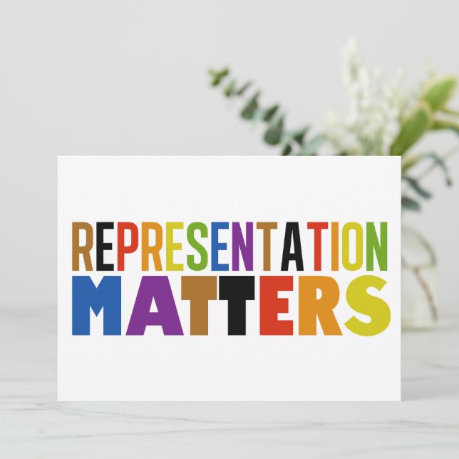 Representation Matters Rainbow Diversity Card (Stående Fram)