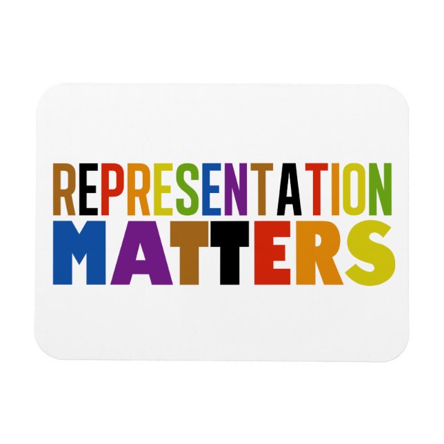 Representation Matters Rainbow Diversity Card Magnet (Horisontell)
