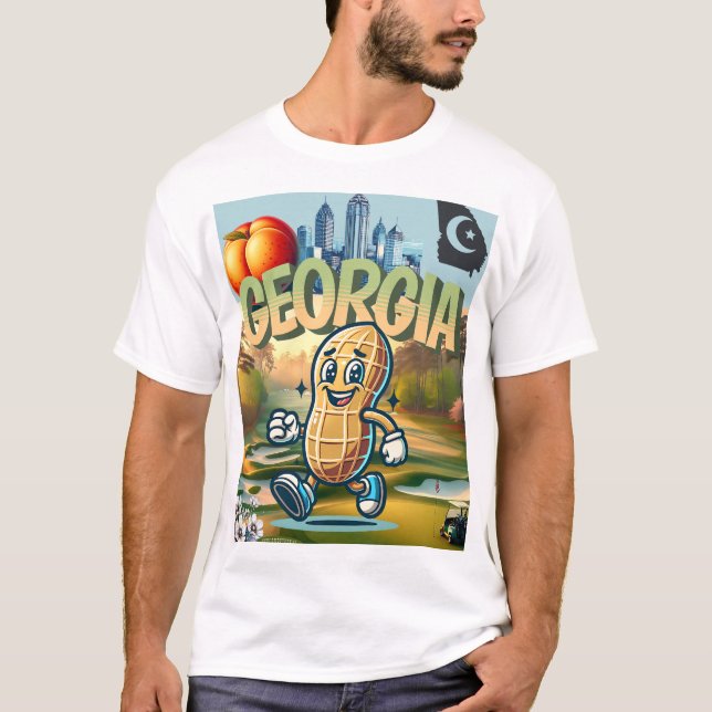 Representera din stat t shirt (Framsida)