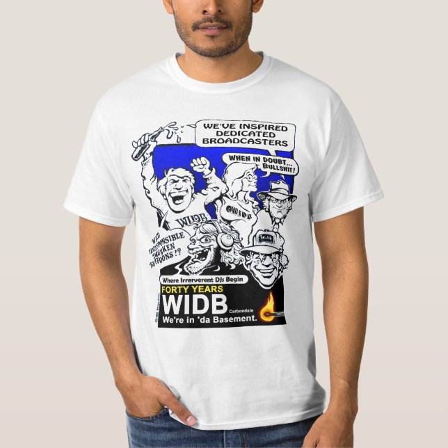Reprint för WIDB-årsdagskjorta Tee Shirt (Framsida)