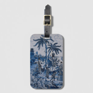 Repro Chinoiserie Delft Blue and White Tile Bagagebricka