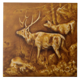 Repro Hamilton Art Tile arbetar med Faux Relief El Kakelplatta