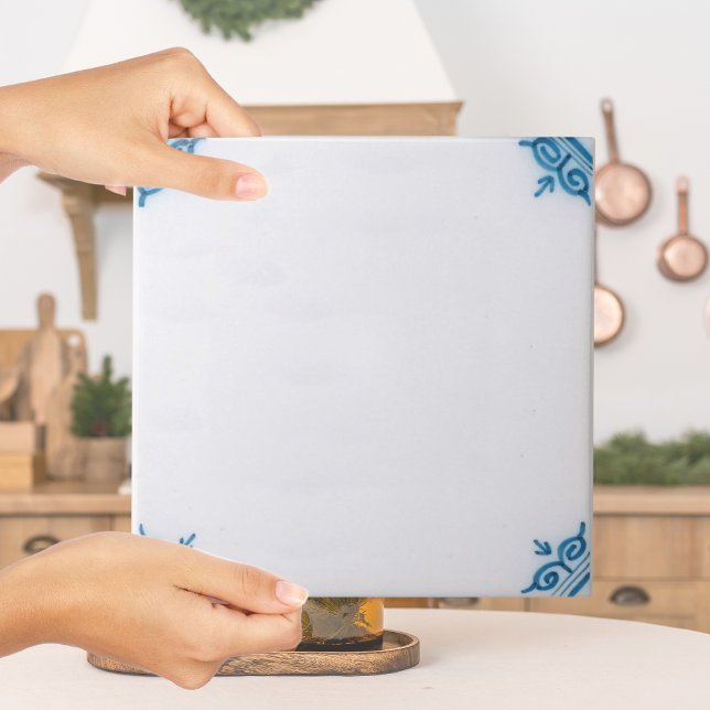 Repro Plain Blue Delft-panel om du vill anpassa Kakelplatta (Repro Plain Blue Delft Tile to customize
)