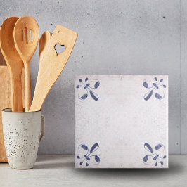 Repro Portugals Simple Blue Azulejos Tile Kakelplatta