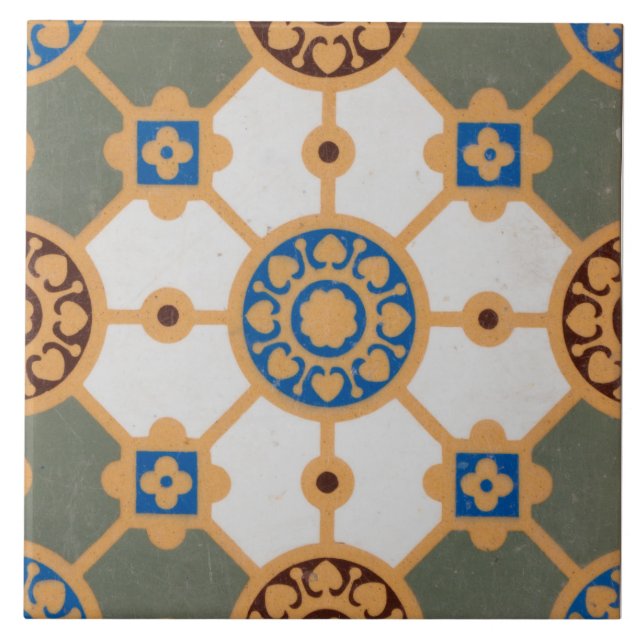 Repro Vintage Minton English  Kakelplatta (Framsidan)