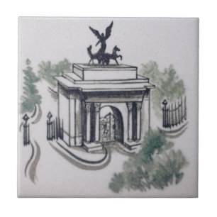 Repro Wellington Arch London Victorian Kakelplatta