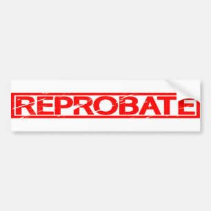 Reprobation Frimärke Bildekal