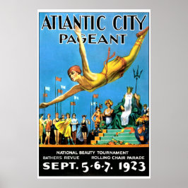 Reproduction Poster Atlantic City Pagent Reproduct