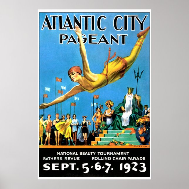 Reproduction Poster Atlantic City Pagent Reproduct (Framsidan)