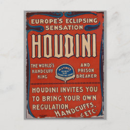 Reproduction Vintage affisch Houdin Vykort