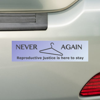 Reproductive Justice Bumper Sticker (lilac) Bildekal