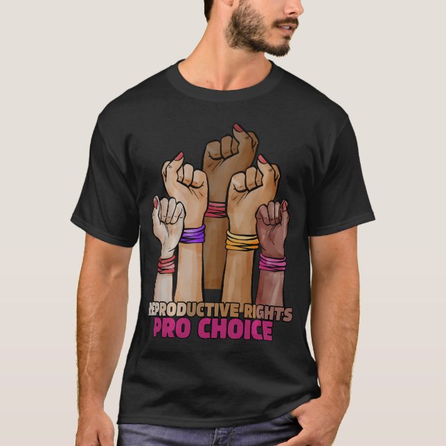 Reproductive Rights Shirt Pro Choice Reproductive  T Shirt (Framsida)