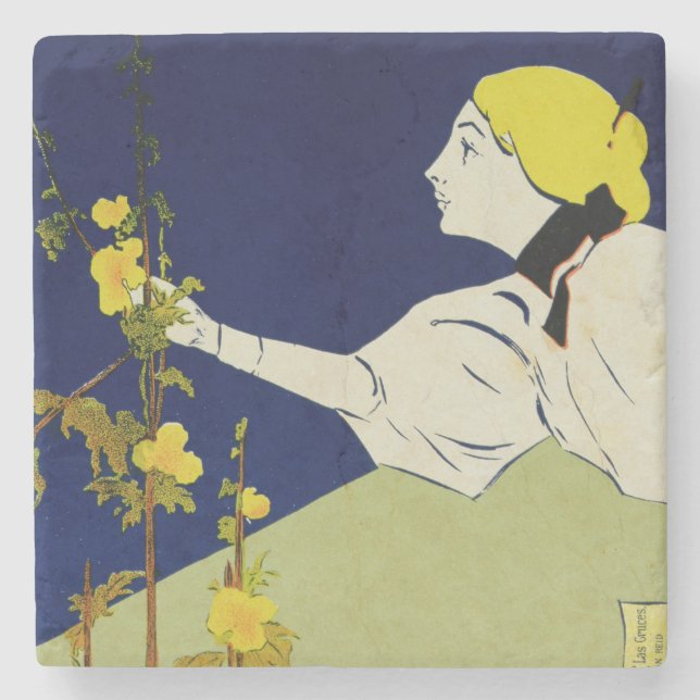 Reproduktion av affischadvertizingen 'en stenunderlägg (Framsidan)