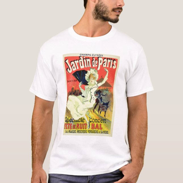 Reproduktion av en affischadvertizing 'Jardinen D Tee (Framsida)