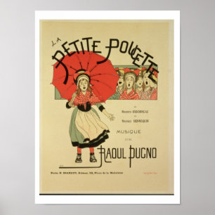 Reproduktion av en affischadvertizing operettaen poster