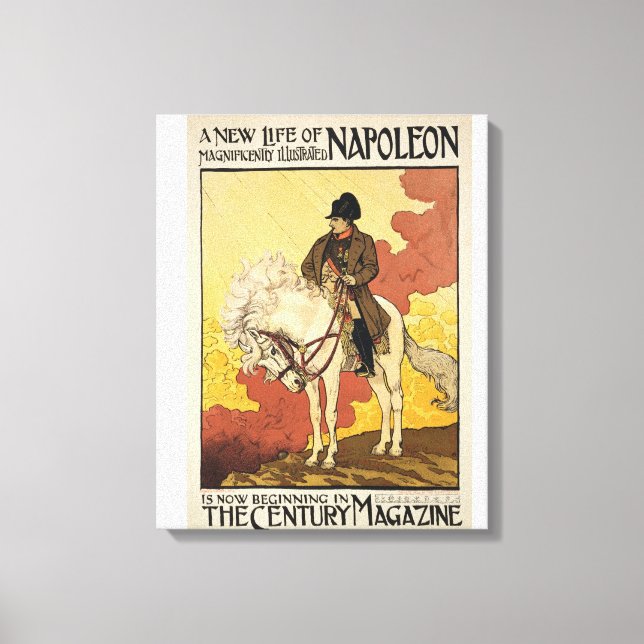 Reproduktion av en poster reklam "A New Life o Canvastryck (Framsida)