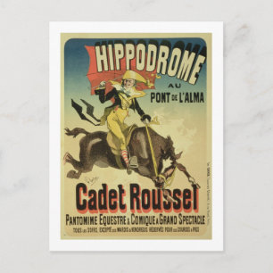 Reproduktion av en poster reklam "Cadet Rousse Vykort