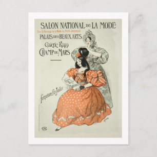 Reproduktion av en poster reklam för "Salon Na Vykort