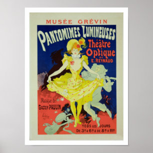 Reproduktion av en Poster reklam "Pantomimes L.