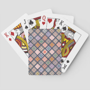 Reproduktion av en Vintage Quilt från 1886 Casinokort