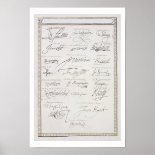 Reproduktion av häften av Tudorsen och deras Poster