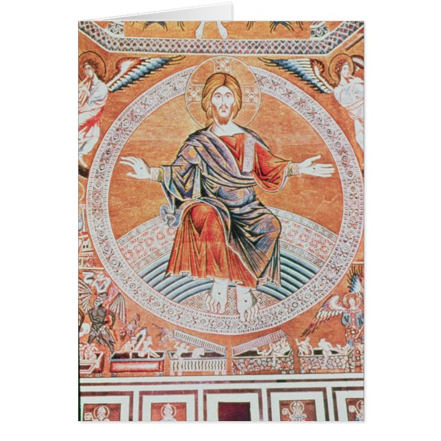 Reproduktion av mosaiken hälsningskort (Framsidan)