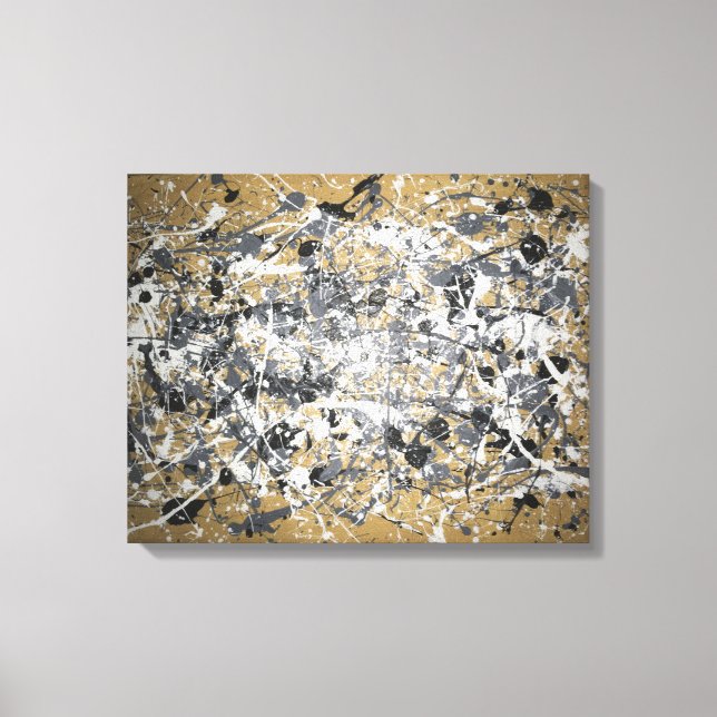 Reproduktion av pollock canvastryck (Framsida)