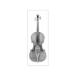 Reproduktion av stradivarius Violin Etched Reprodu Stämpel