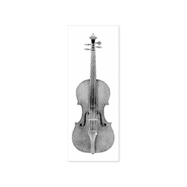 Reproduktion av stradivarius Violin Etched Reprodu Stämpel (Tryck)