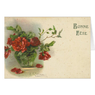 Reproduktion för Catherine Klein vintagevykort Hälsningskort