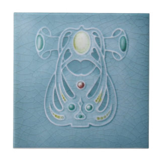 Reproduktionsantikviteten för art nouveau AN044 Kakelplatta