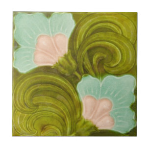 Reproduktionsantikviteten för art nouveau AN057 Kakelplatta