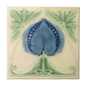 Reproduktionsantikviteten för art nouveau AN099 Kakelplatta