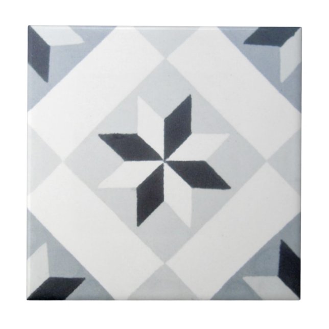 ReproduktionsEncaustic cementerar belägger med Kakelplatta (Framsidan)