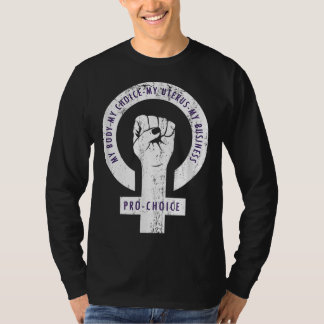 Reproduktiva Höger min kropp mitt val Mitt Uterus T Shirt