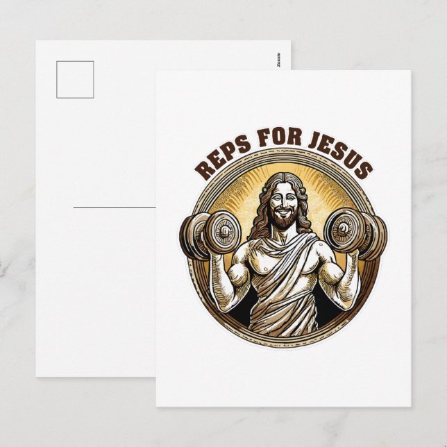 Reps för Jesus Helg Vykort (Fram/baksida)