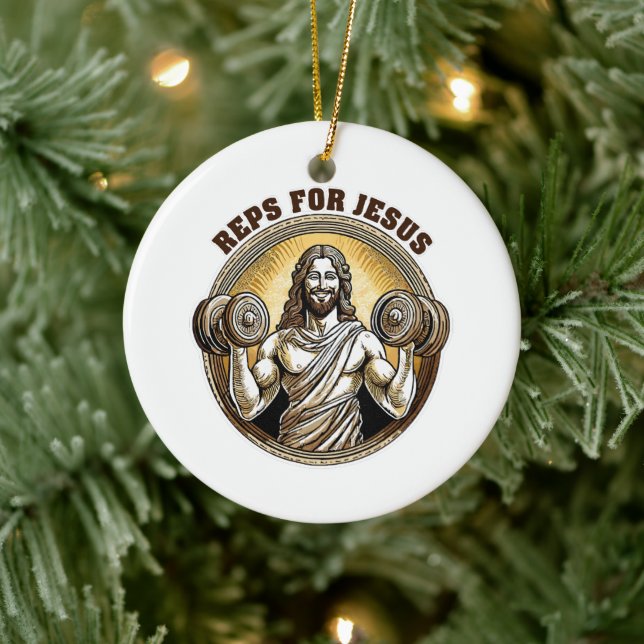 Reps för Jesus Julgransprydnad Keramik (Träd)