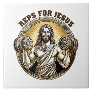 Reps för Jesus Kakelplatta