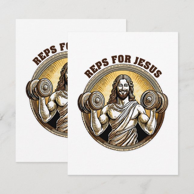 Reps för Jesus OSA Kort (Fram/baksida)