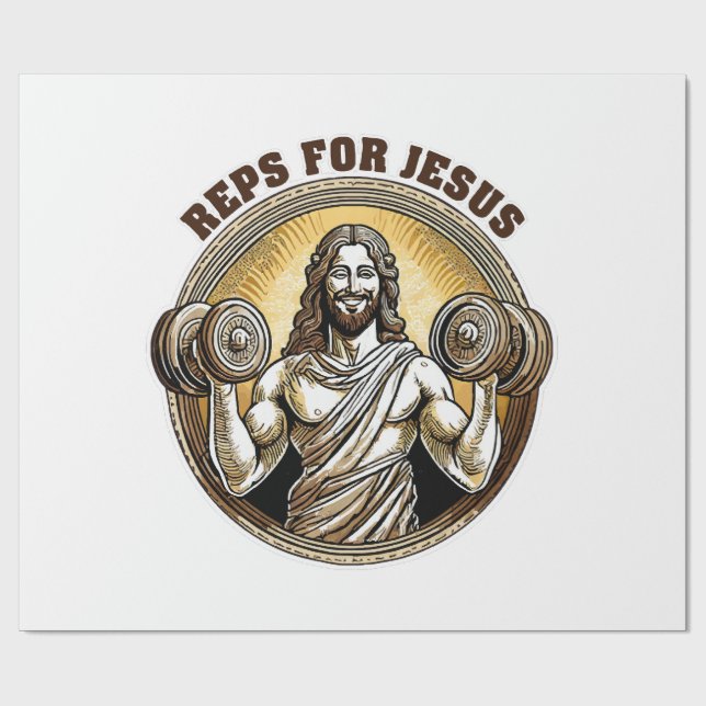 Reps för Jesus Presentpapper (Platt)