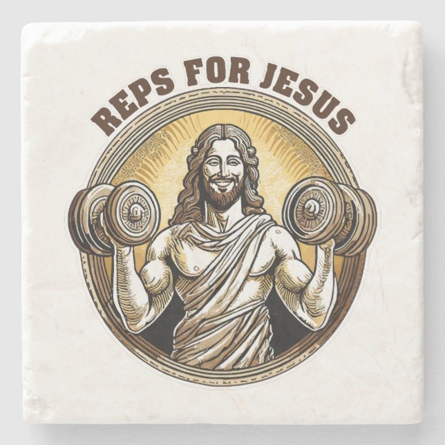 Reps för Jesus Stenunderlägg (Framsidan)