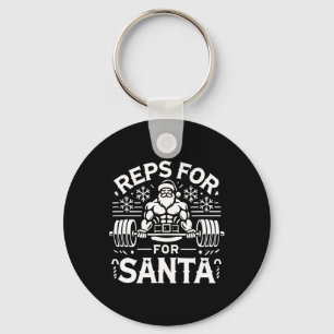 Reps För Tomte – Roligt Jul Fitness Bodybuilding Nyckelring