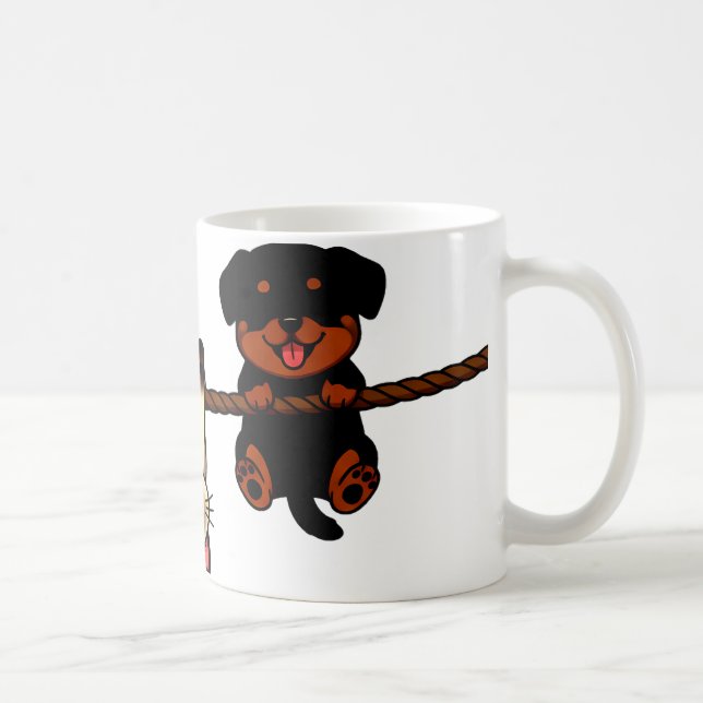 Repskamrater: Kalikokat, Siameseakrobat & Glad  Kaffemugg (Höger)