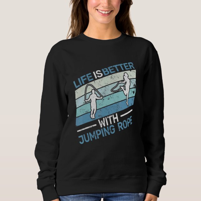 repsnurrande hoppande över rep hoppande över rep o t shirt (Framsida)