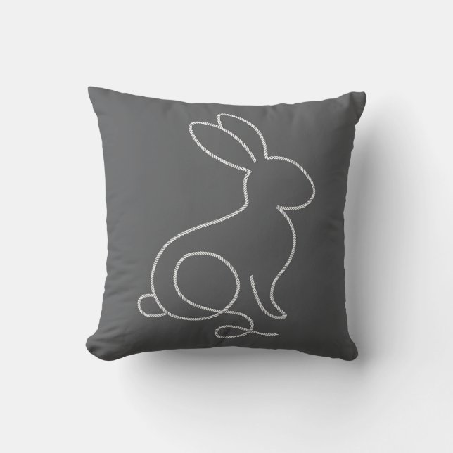 Repssak Rabbit Minimal Modern Design Kudde (Framsida)